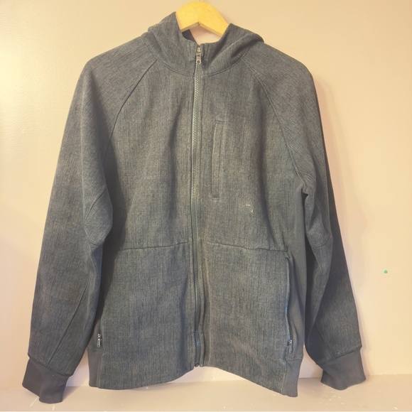 Lululemon Zipped Hoodie Jacket Black Men Size L - Picture 1 of 12